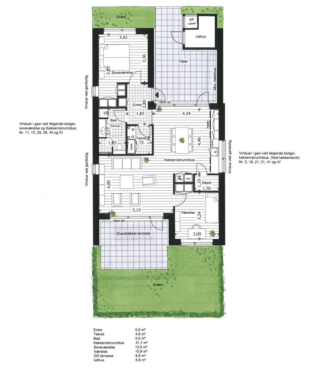 Jyllinge, seniorbolig, rækkehus, roskilde, nybyggeri, lind & risør, arkitekttegnet, projektsalg