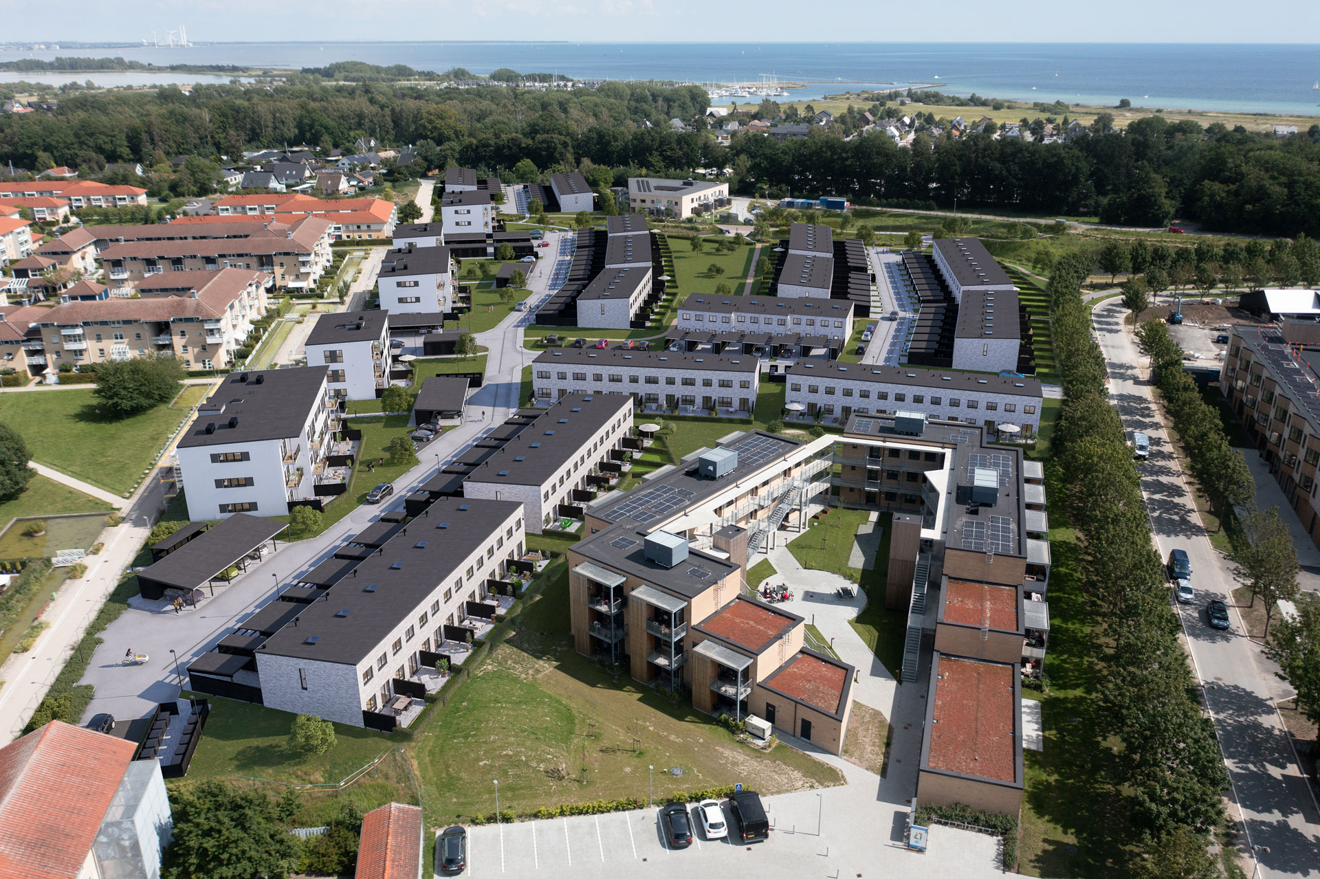 Ejerlejlighed, lejlighed, rækkehus, Lind & Risør, nybyggeri, projektsalg, Greve, Strandby have